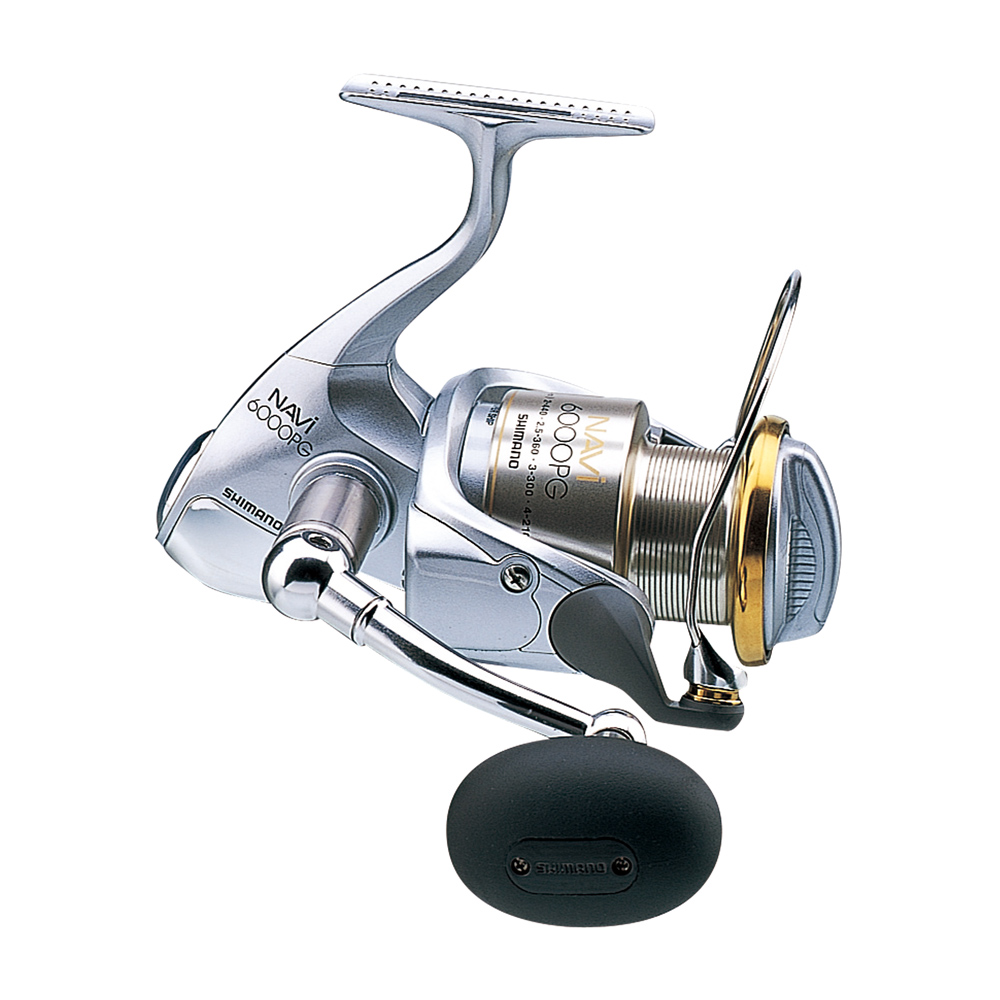 シマノ navi4000 navi4000シマノスピニングリール シルバー・ゴールド