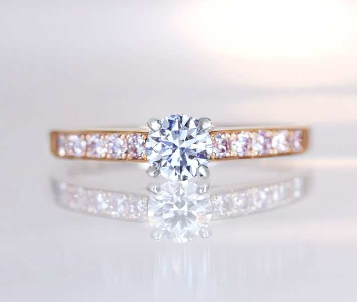 HANDMADE】PT900 ロウカン翡翠 8.02ct リング ダイヤモンド 0.368ct