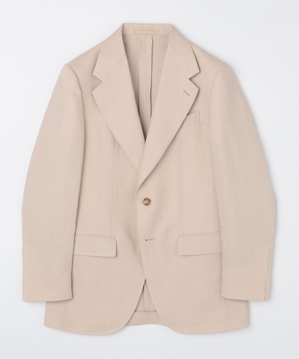 SHIPS別注】CARUSO: アイーダ ワイドラペル アイリッシュ リネン