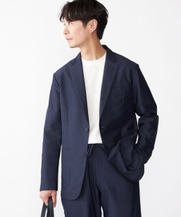 SHIPS: 〈セットアップ対応〉ダウンファブリック 2ボタン ジャケット