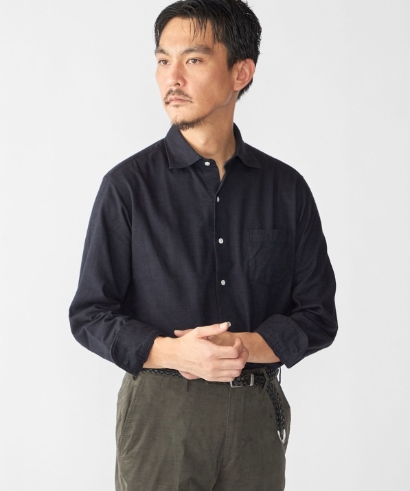 SHIPS: ワイドカラー ネル シャツ｜ SHIPS 公式サイト