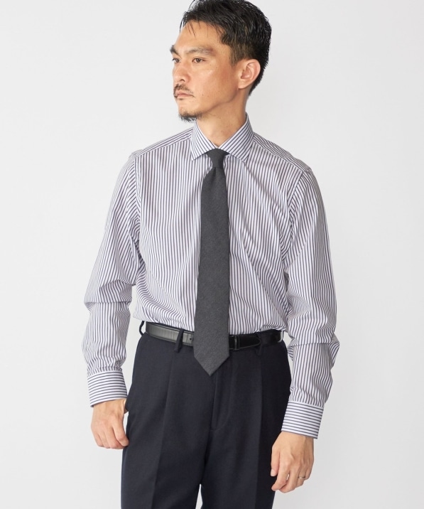 GUY ROVER: マルチストライプ ワイドカラー シャツ｜ SHIPS 公式サイト