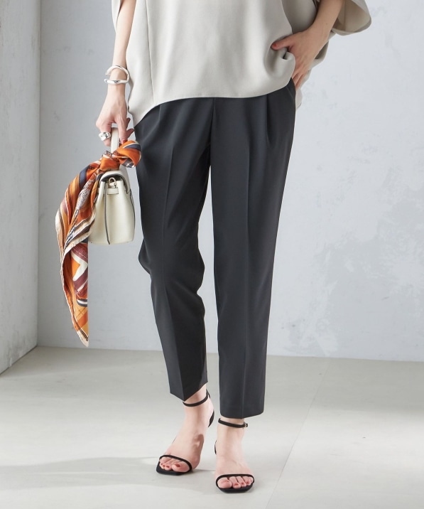 手洗い可能〉ストレッチ テーパード パンツ｜ SHIPS 公式サイト