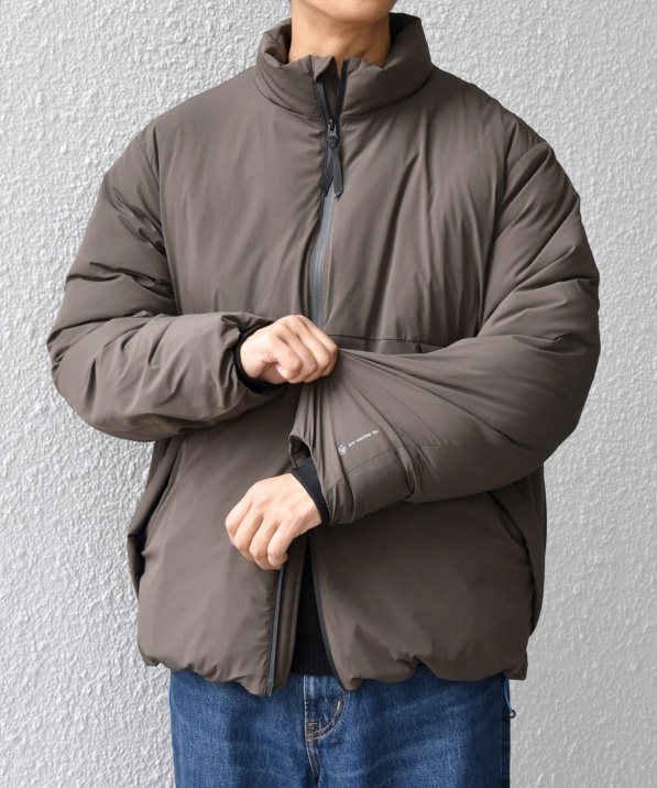 SHIPS any:〈撥水/手洗い可能〉スーパーストレッチ スタンドカラー