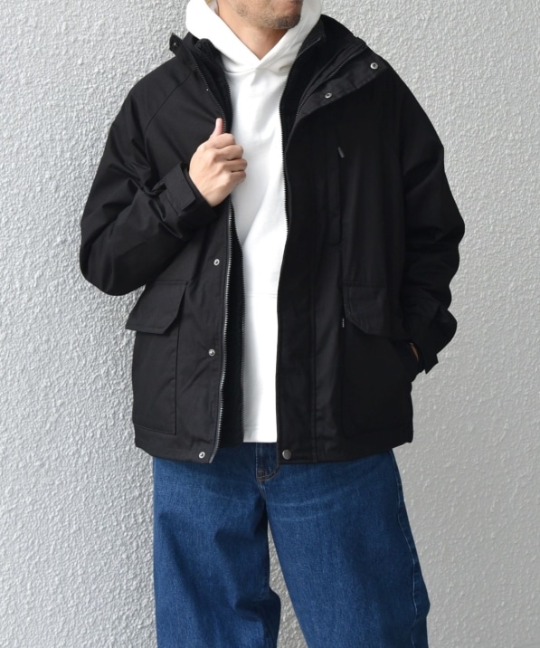 WEB限定】SHIPS any:〈撥水加工〉3WAY フリースベスト セット スタンド