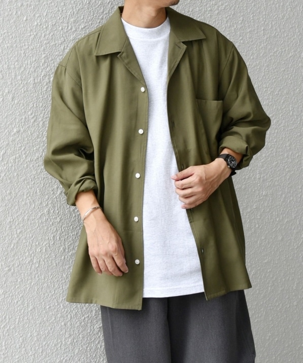 SHIPS any: 〈洗濯機可能〉ビスコース モザイクツイル ライト オープン