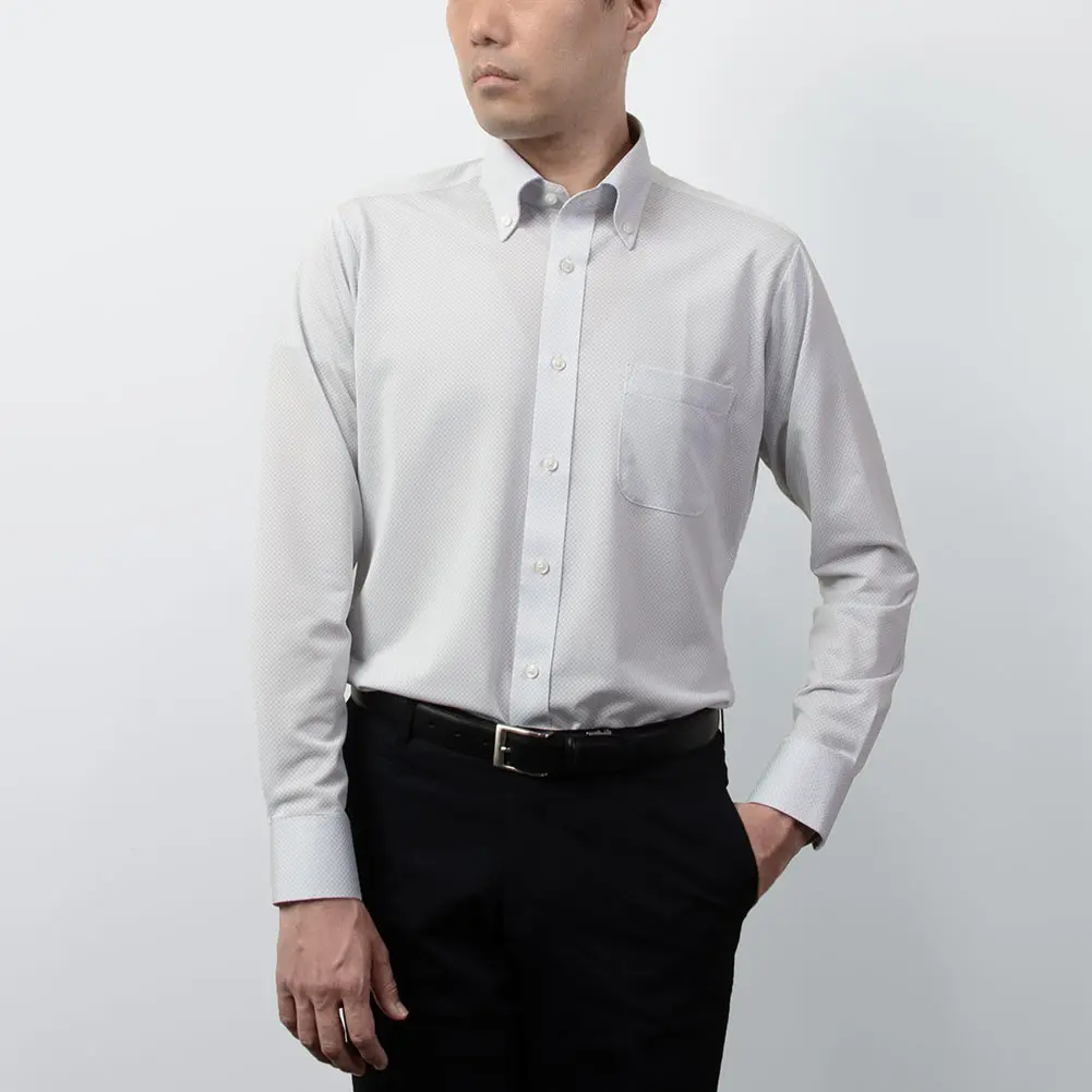 ニットシャツ(裄詰不可) ニット 吸水速乾 防臭 抗菌 SMC｜CHOYA SHIRT