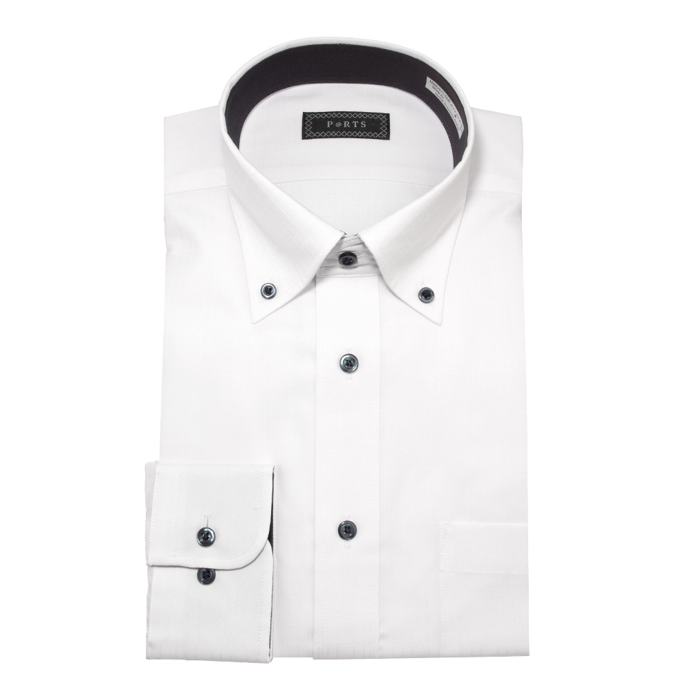 ワイシャツ スリムフィット ホワイト ドビー P@RTS｜SHIRT STATION