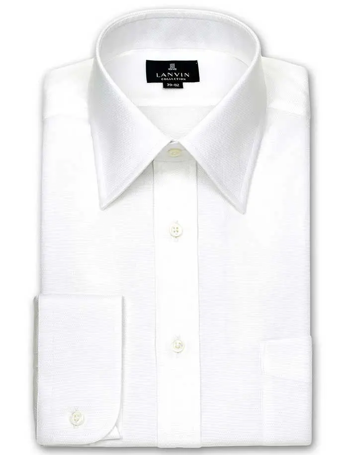 ワイシャツ 無地 ホワイト LANVIN| CHOYA SHIRT（チョーヤシャツ