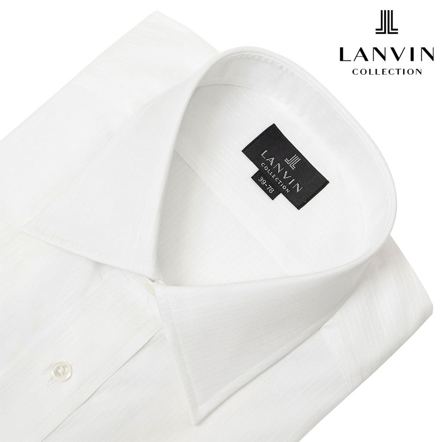 ワイシャツ ホワイト ドビー LANVIN｜CHOYA SHIRT（チョーヤシャツ