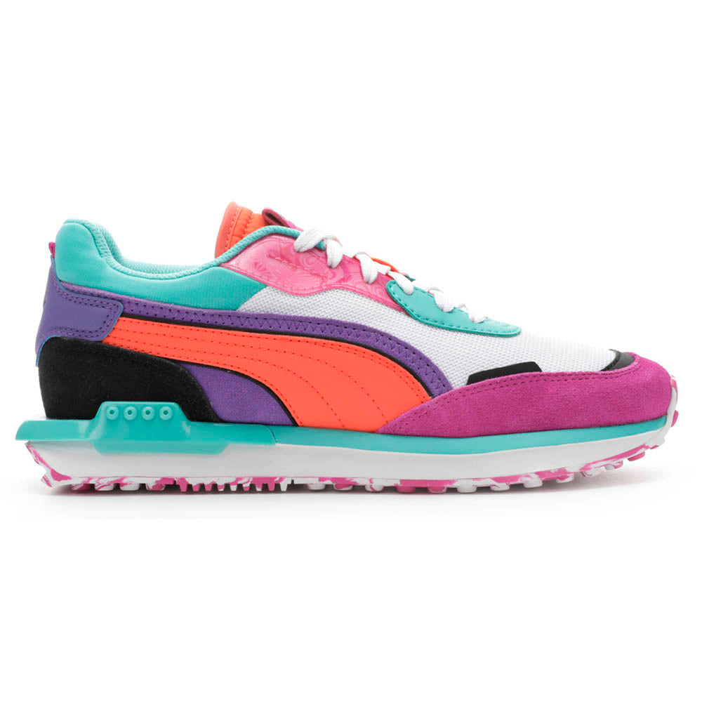 Shop Multi Womens Puma City Rider Hypnotize Lace Up Sneakers