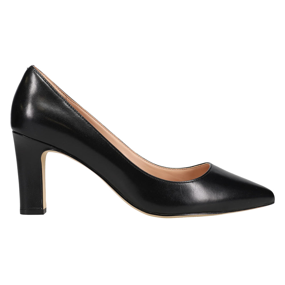 Shop Black Womens Cole Haan Mylah Pointed Toe Block Heel Pumps