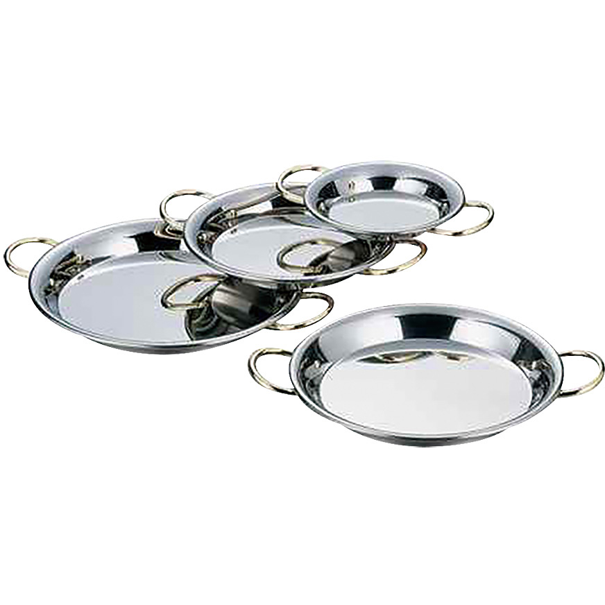 赤川器物製作所 AG 18-8 ステンレス パエリア鍋 26cm - 調理器具のSHOKUBI