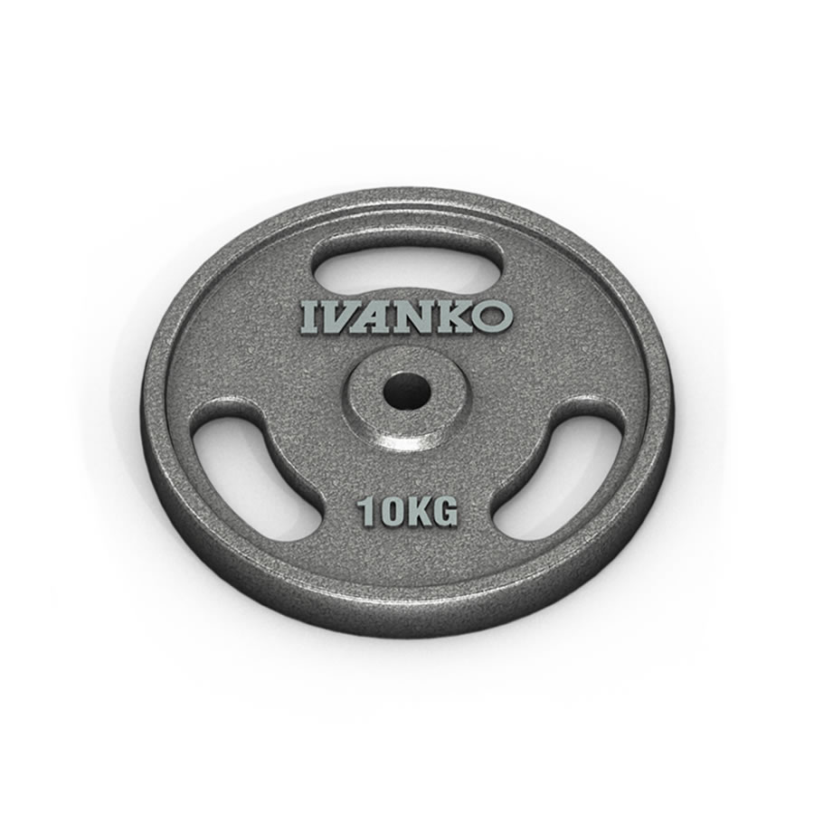IVANKO バーベル ラバープレート 10kg✕2枚 IVANKO バーベル ラバー