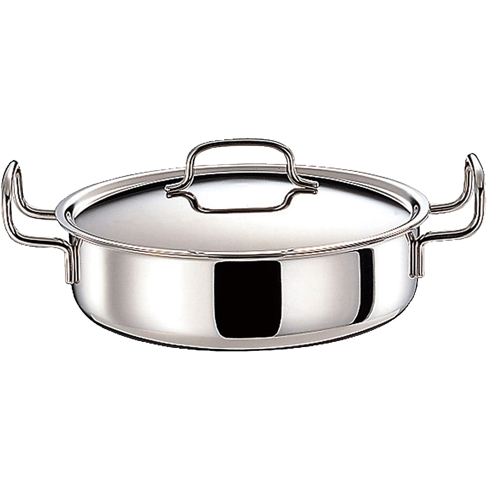 宮崎製作所 ジオ 両手鍋 GEO-25T 25cm - 調理器具のSHOKUBI