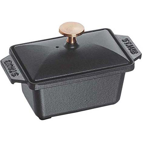 ストウブ ハーフテリーヌ 40509-571 黒 - 調理器具のSHOKUBI