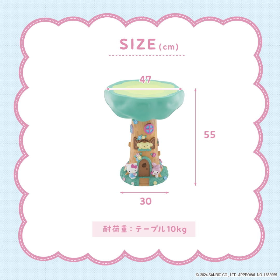 サンリオガーデンツリーテーブル: コラボレーション