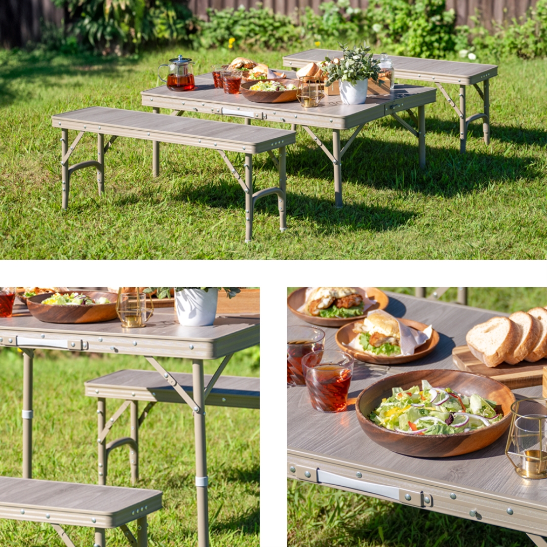 アルミテーブルセット4.L: アウトドア