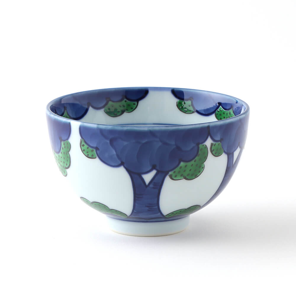 染錦大樹 飯碗 ｜ 有田焼の源右衛門窯公式オンラインショップ