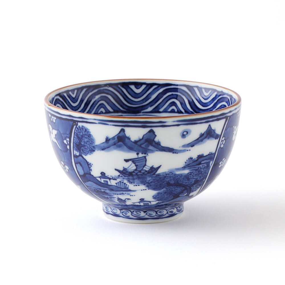 祥瑞手梅鳥 飯碗 ｜ 有田焼の源右衛門窯公式オンラインショップ