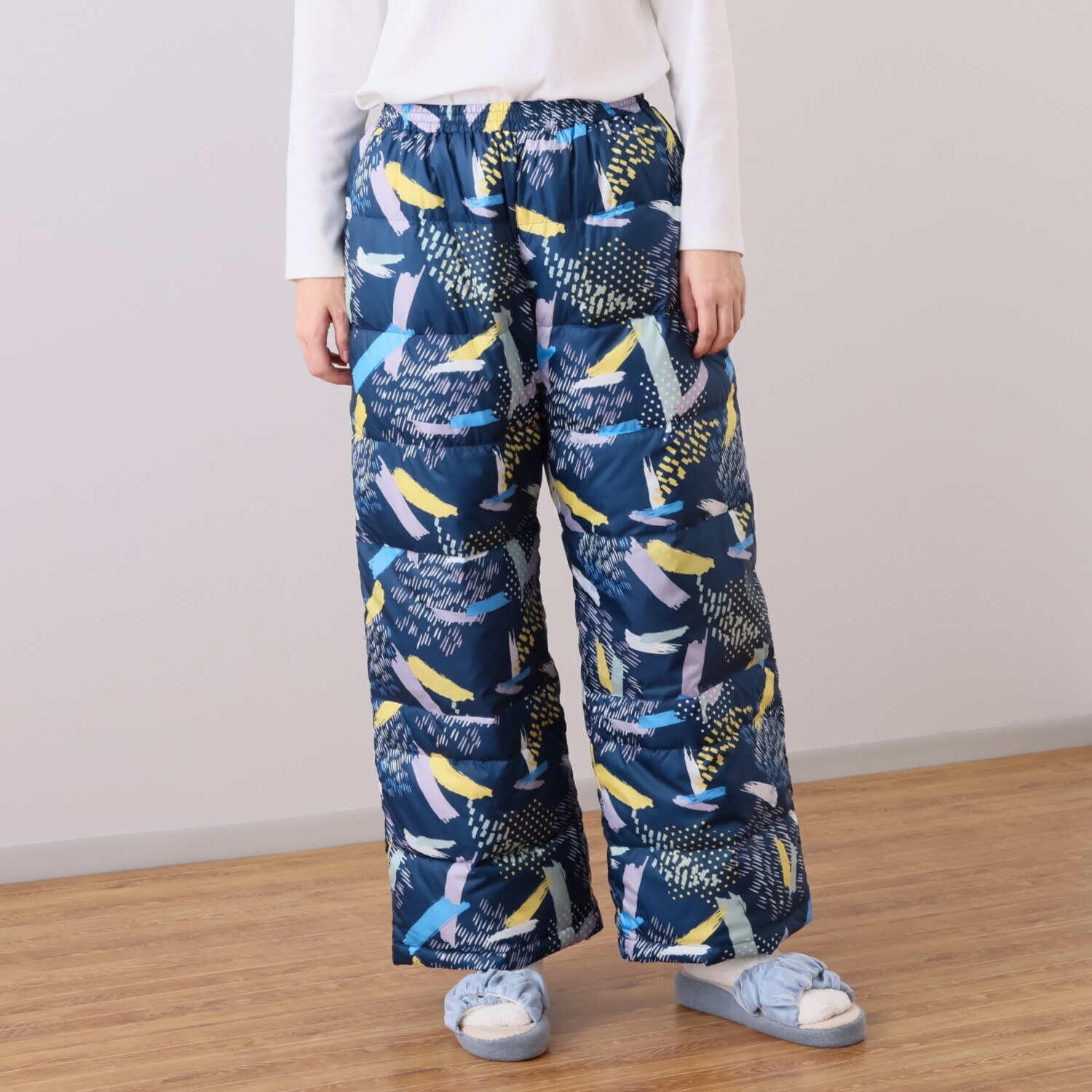 モリリン 軽くてあったか ホワイトダックダウン 羽毛パンツ- ショップ