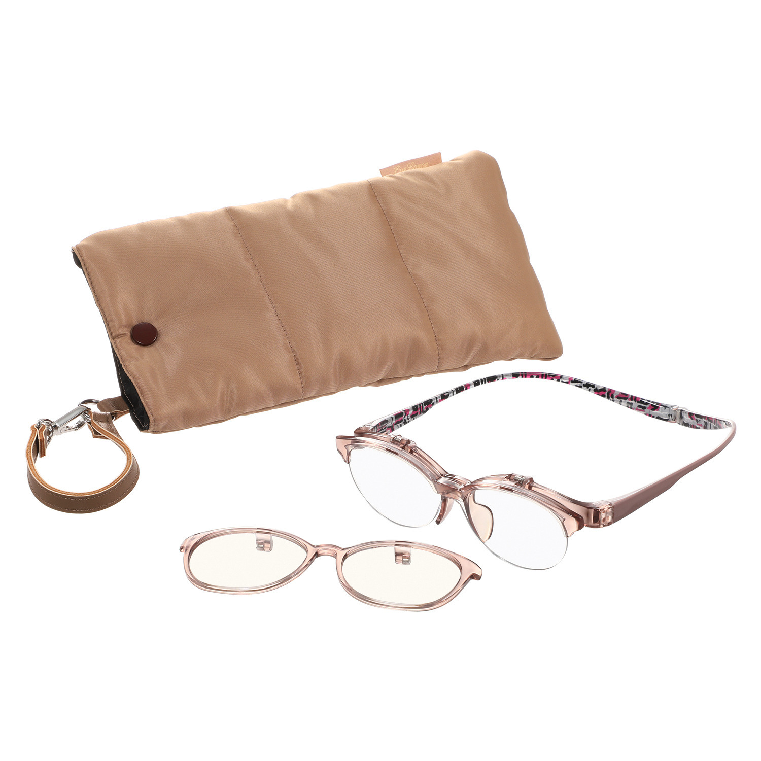 拡大鏡と調光レンズが これ1本！ 1日中大活躍！便利が続く