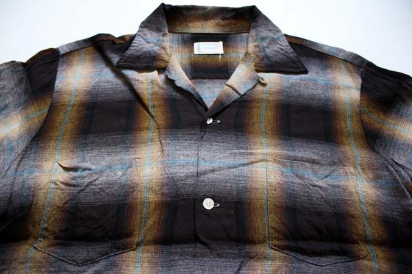 60s Penneys TOWNCRAFT オンブレチェック レーヨンシャツ M