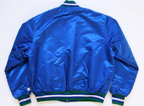 90s USA製 STARTERスターター NBA WOLVES ナイロンスタジャン XL