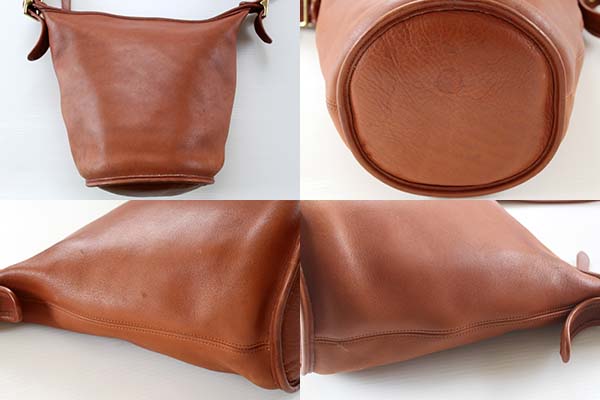 USA製 COACH オールド コーチ バケツ型 レザー ショルダーバッグ☆9953