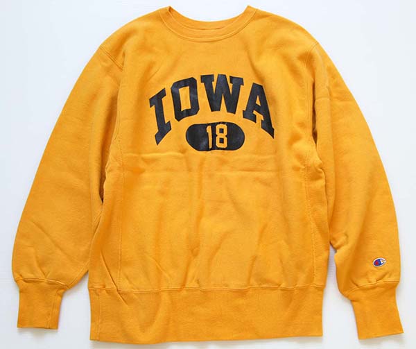 90s USA製 Championチャンピオン IOWA リバースウィーブ スウェット