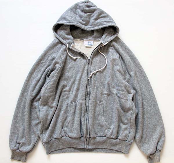 70s USA製 SPORTS AFIELD 裏サーマル スウェット ジップパーカー