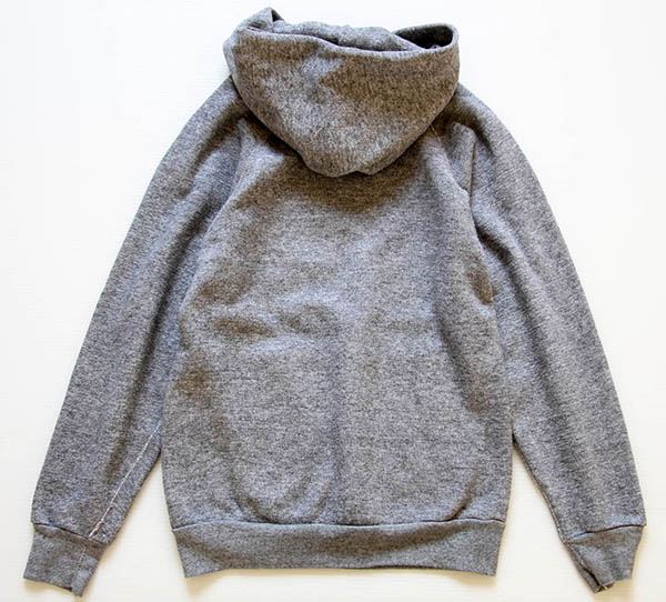 80s USA製 DISCUS WISCONSIN バッキー スウェットパーカー 杢グレー S