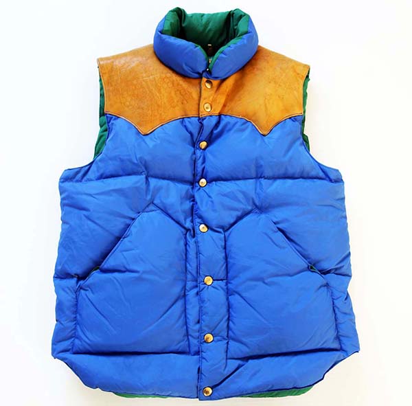 70s Rocky Mountainロッキーマウンテン レザーヨーク切り替え ダウン