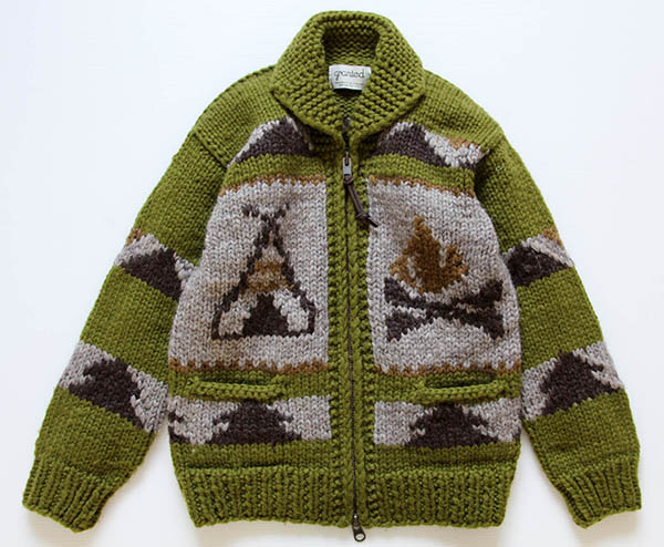 カナダ製 grantedグランテッド CAMP VIBES ウール ハンドニット