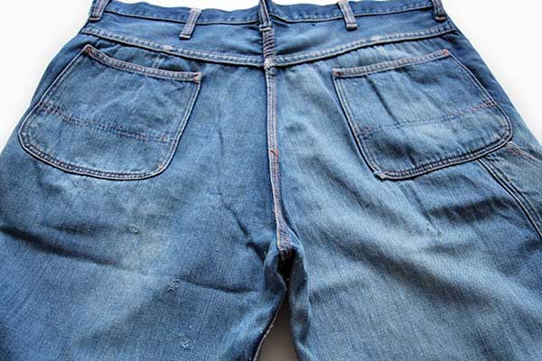 70s JCPenney BIGMACビッグマック デニム ペインターパンツ ボロ W38