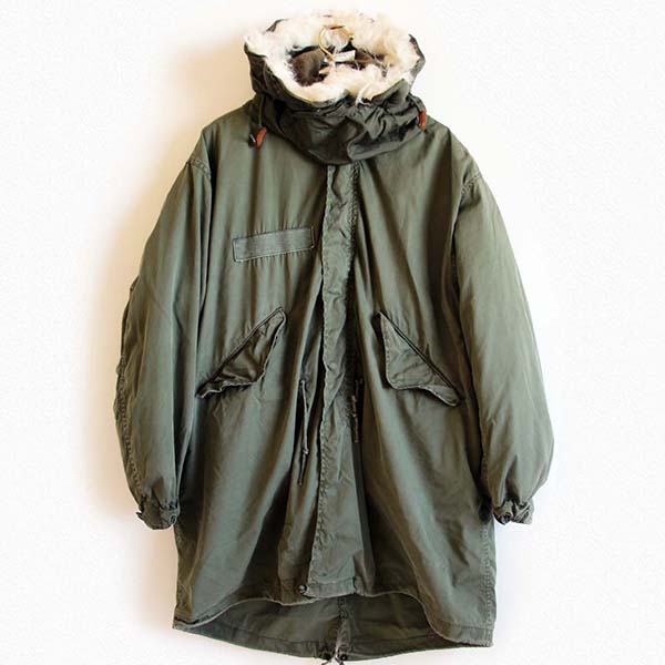 70s 米軍 U.S.ARMY M-65 パーカー キルティングライナー&フード付き M