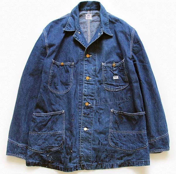 60s USA製 Leeリー 91-J JELT DENIMジェルトデニム カバーオール 46R