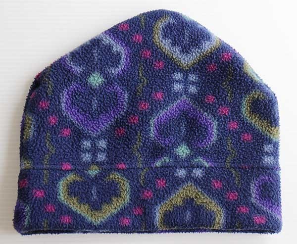 90s USA製 patagoniaパタゴニア タペストリー 総柄 フリースキャップ