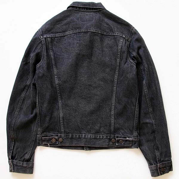 80s USA製 Levi'sリーバイス 71506-0259 先染め ブラックデニム