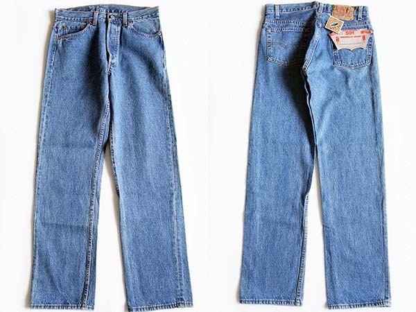 デッドストック☆90s USA製 Levi'sリーバイス 501 デニムパンツ w30