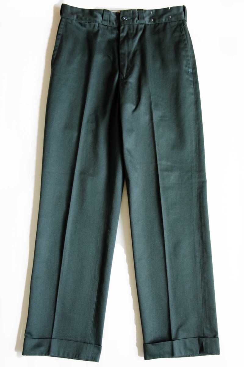 70s USA製 Leeリー CHETOPA TWILL ワークパンツ 深緑 w30 - Sixpacjoe