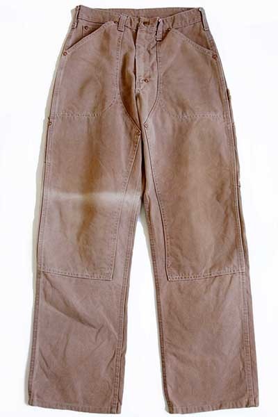 70s USA製 carharttカーハート ダック地 ダブルニー ペインターパンツ
