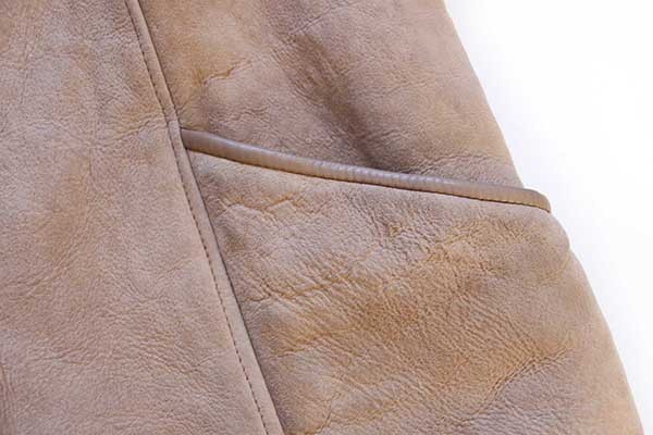 90s ニュージーランド製 CANTERBURY リアル ムートンコート ベージュ