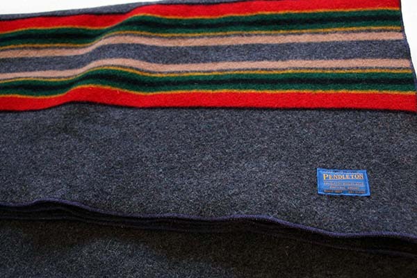 90s USA製 PENDLETONペンドルトン YAKIMA ランダムボーダー ウール