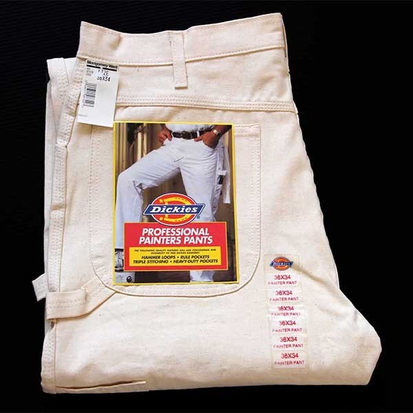 デッドストック☆90s Dickiesディッキーズ コットン ペインターパンツ
