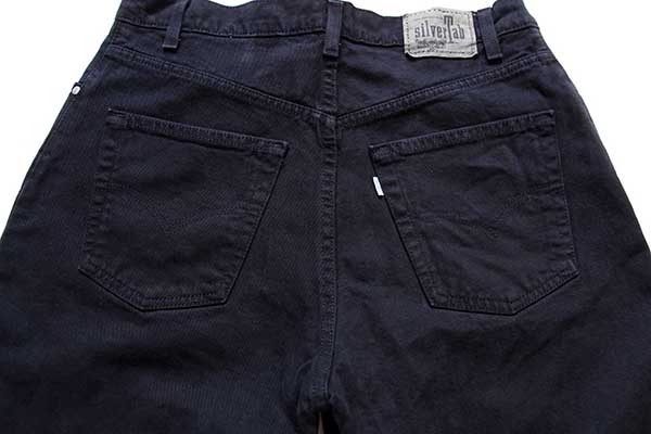 90s USA製 Levi'sリーバイス silverTabシルバータブ LOOSE ブラック