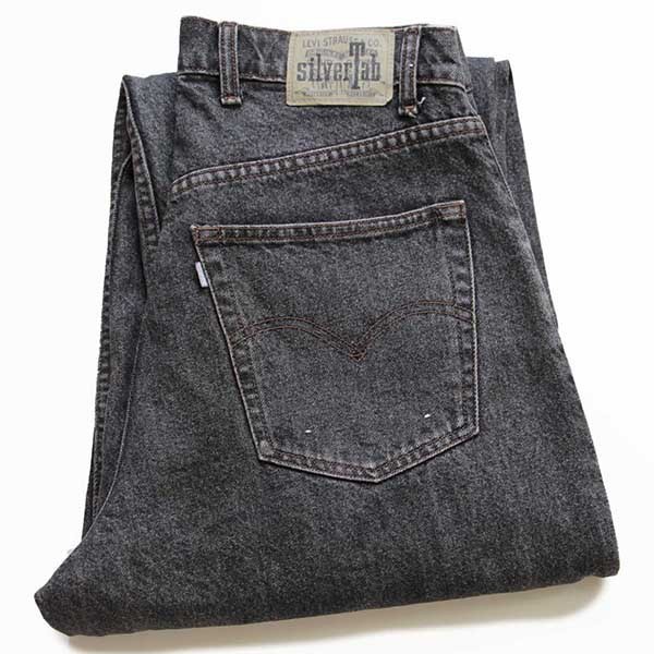 90s Levi'sリーバイス silverTabシルバータブ BAGGY ワンタック