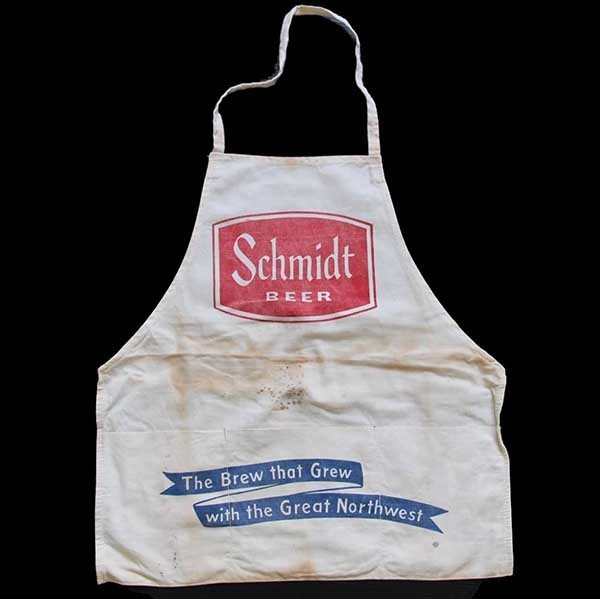ビンテージ Schmidt BEER キャンバス ワークエプロン 白 - Sixpacjoe