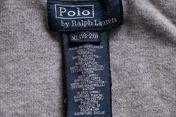 ポロ ラルフローレン ロゴ刺繍 5 ナンバリング ナイロンジャケット 赤