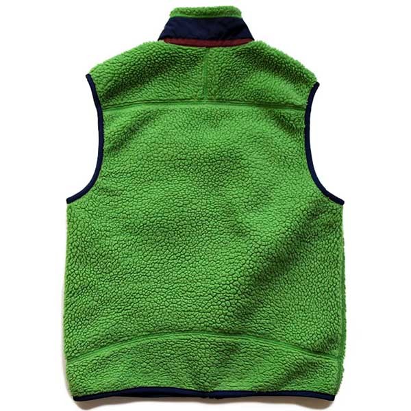 patagoniaパタゴニア クラシック レトロX フリースベスト 黄緑 S